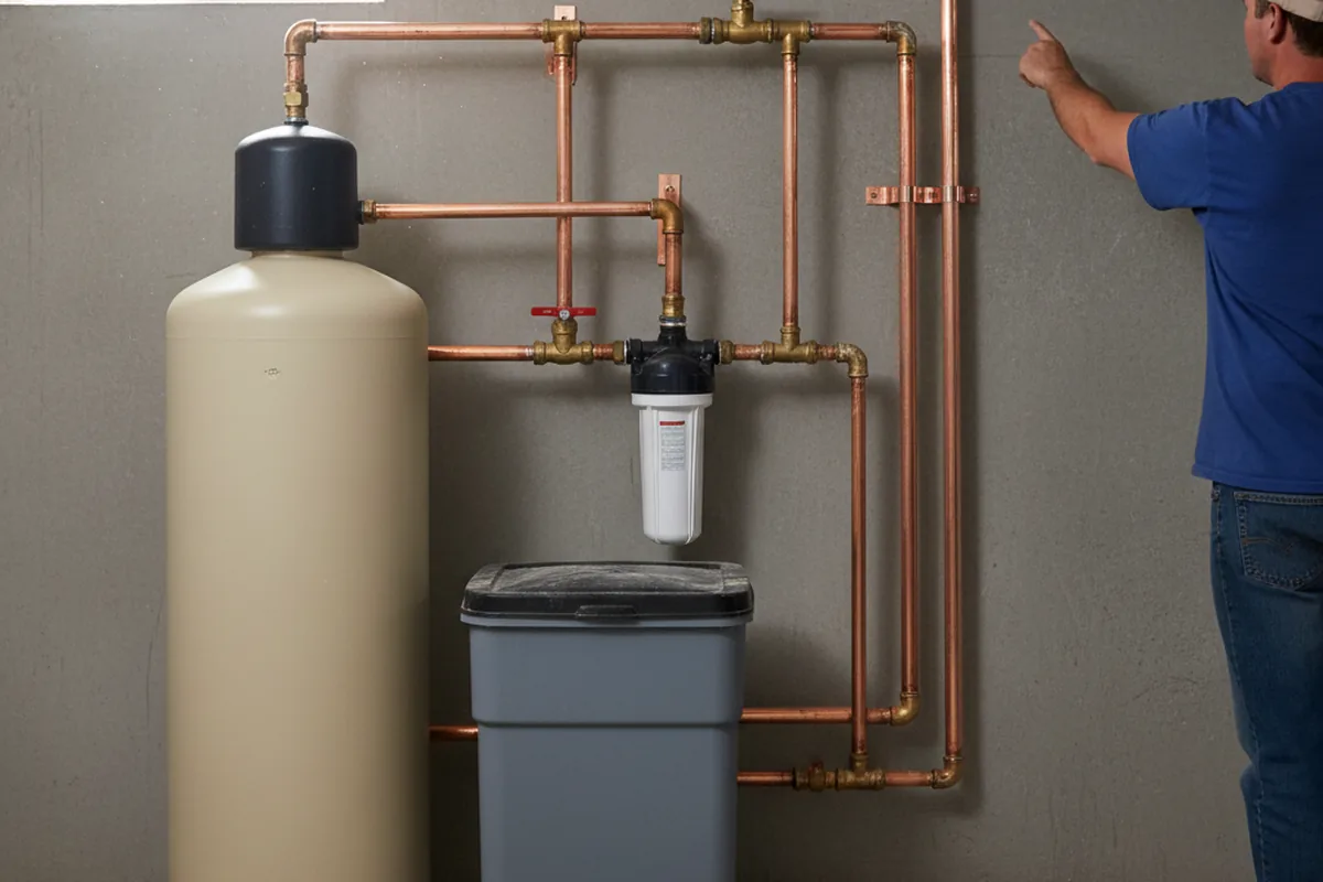 Whole-house water treatment system installed in Kenyon